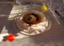Ultra rare scallop with dashi broth
