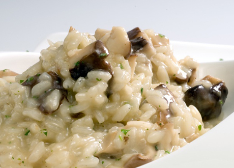 mushroom risotto