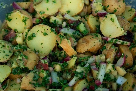 German-style potato salad.