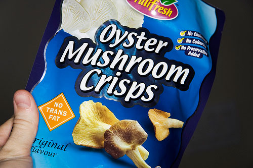 Oyster Mushroom Crisps