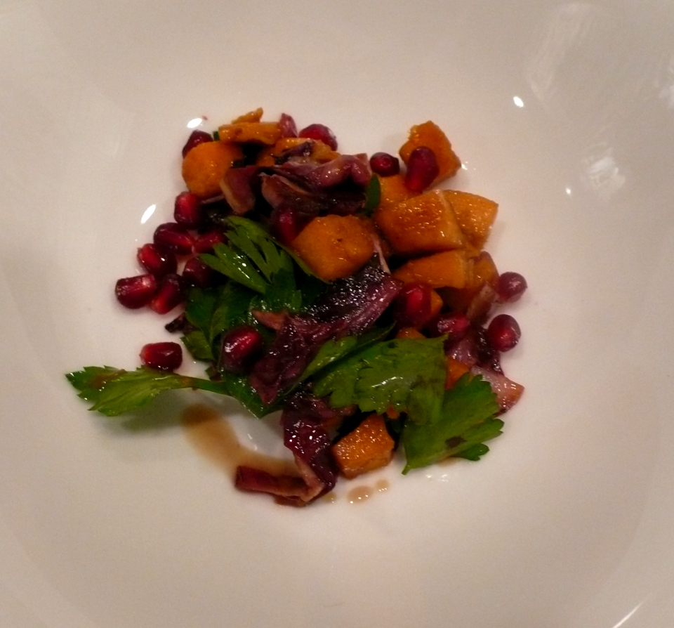 Roasted pumpkin salad