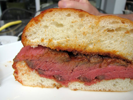 BBQ Tri Tip Sandwich